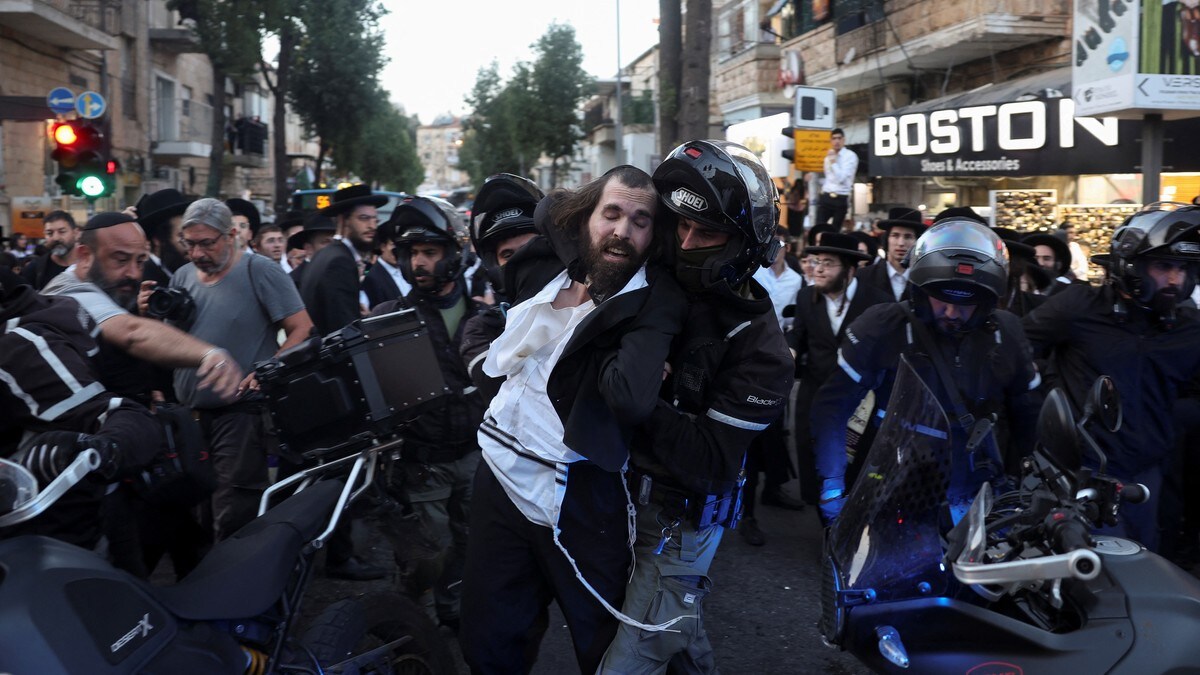 Store demonstrasjonar i Israel
