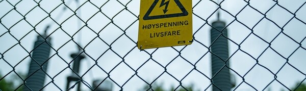Strømkabler frå et vannkraftmagasin i Tafjord Møre og Romsdal