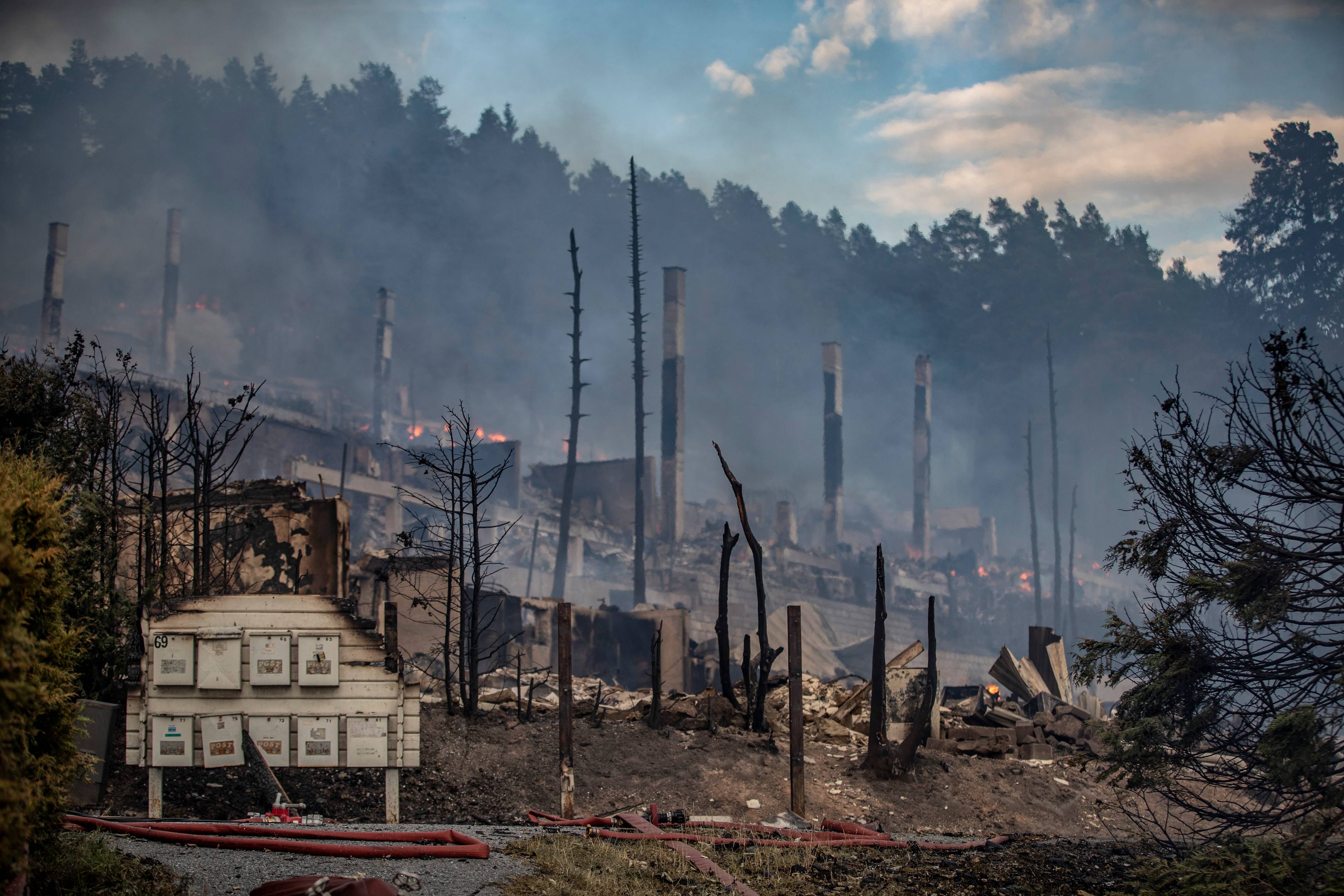 Brannen på Krokstadelva i Drammen