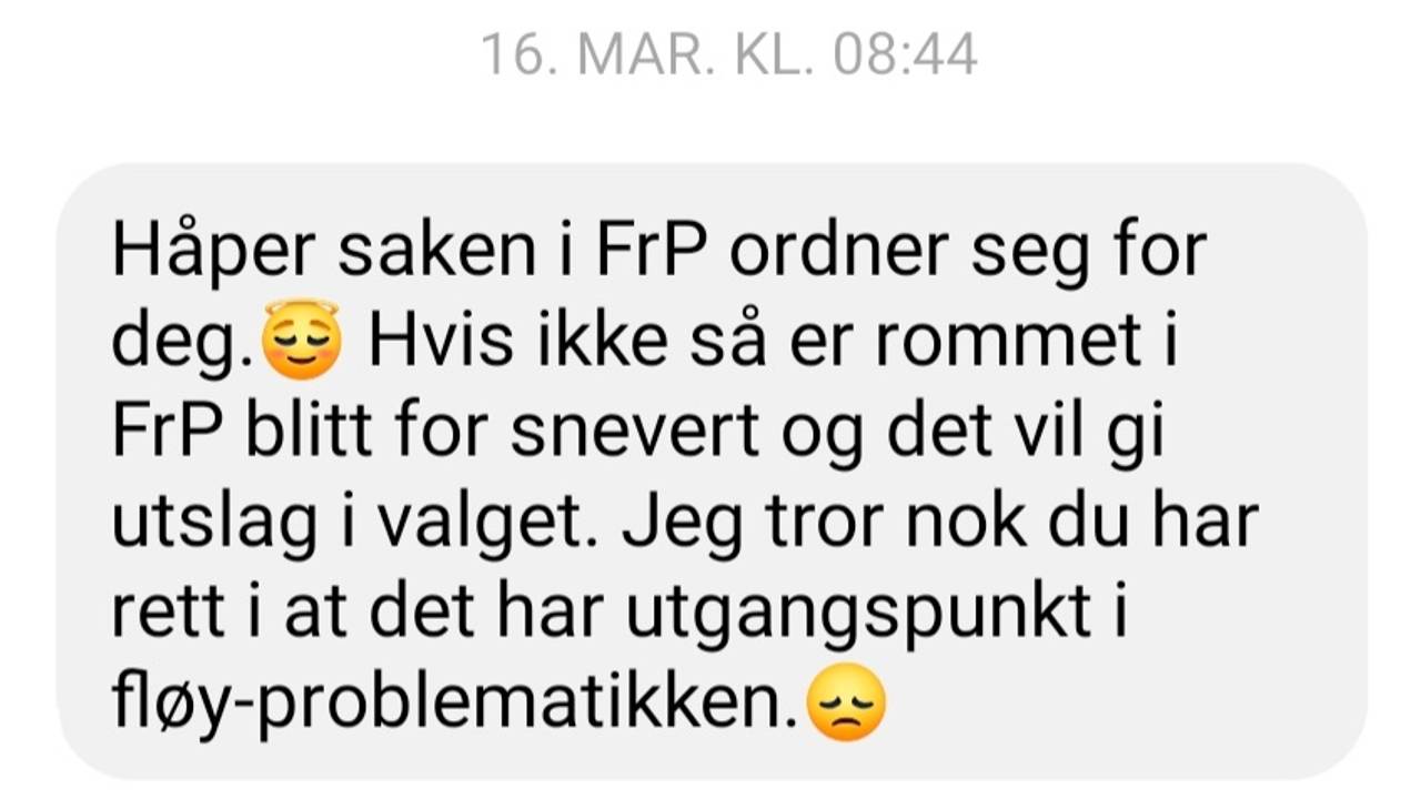 Støtteerklæring Haugli