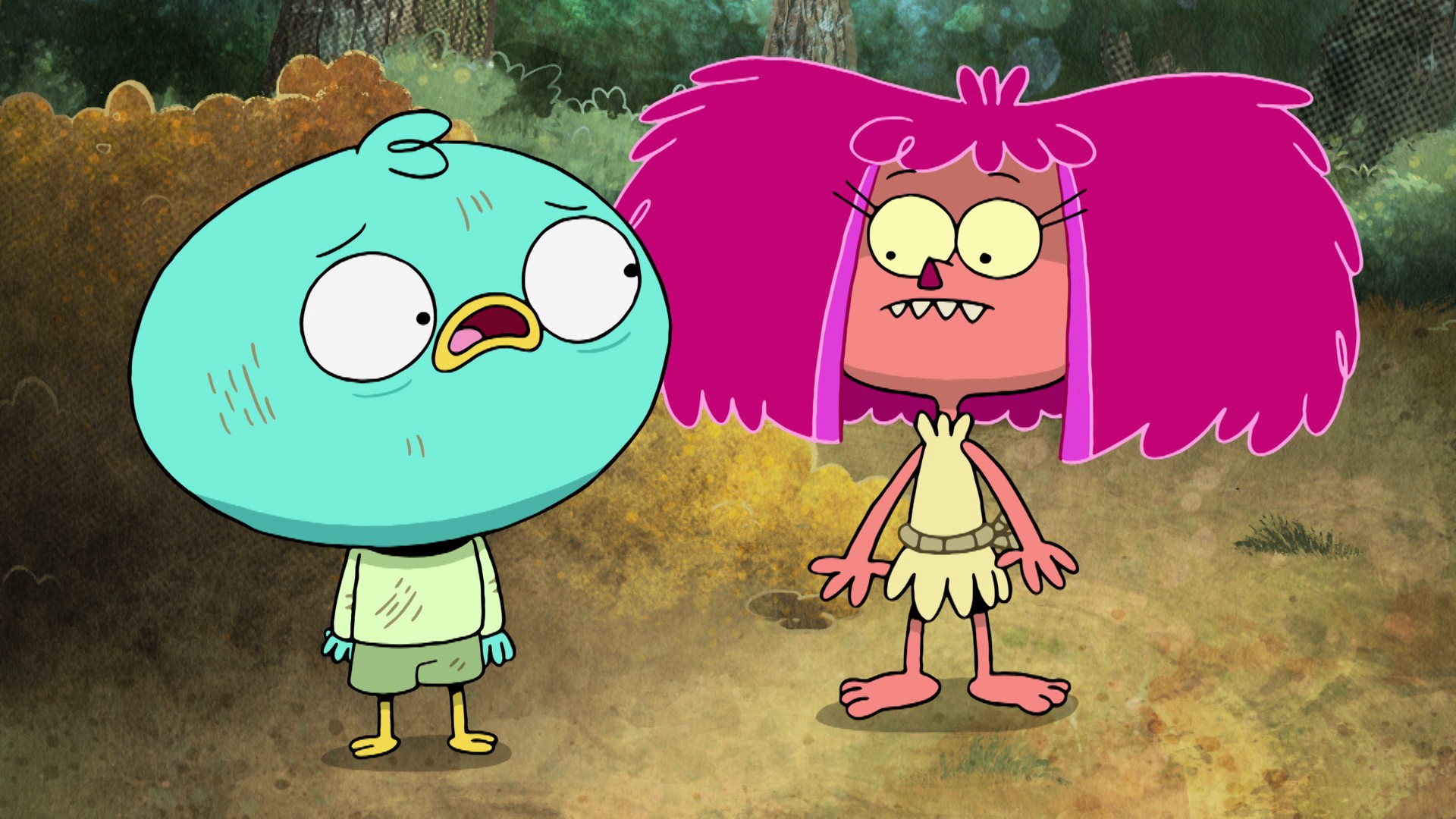 Harvey Beaks er en ung, vennlig fugl og sammen med de to beste vennene Fee ...