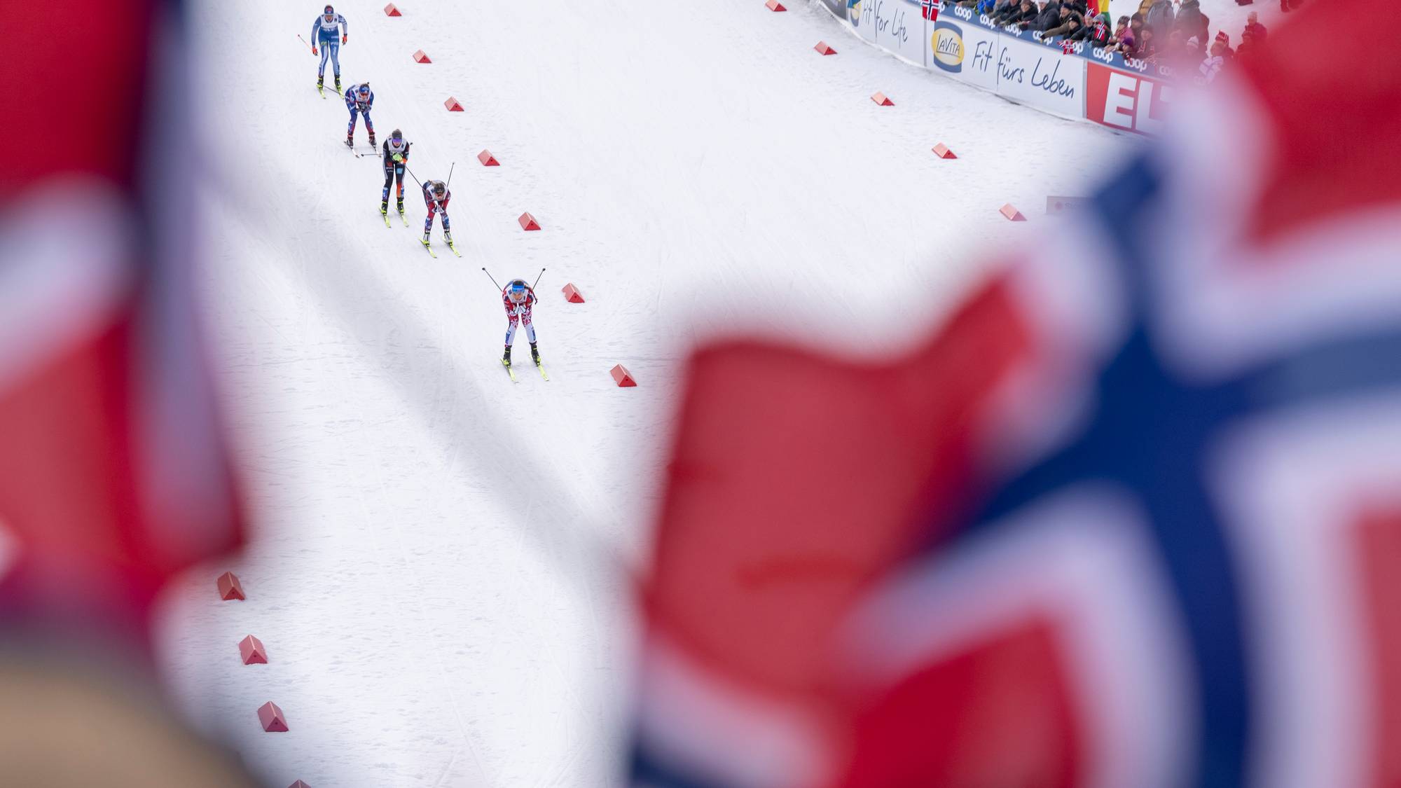 Kristine Stavås Skistad under langrenn sprint prolog for kvinner på VM Trondheim 2025 i Granåsen.