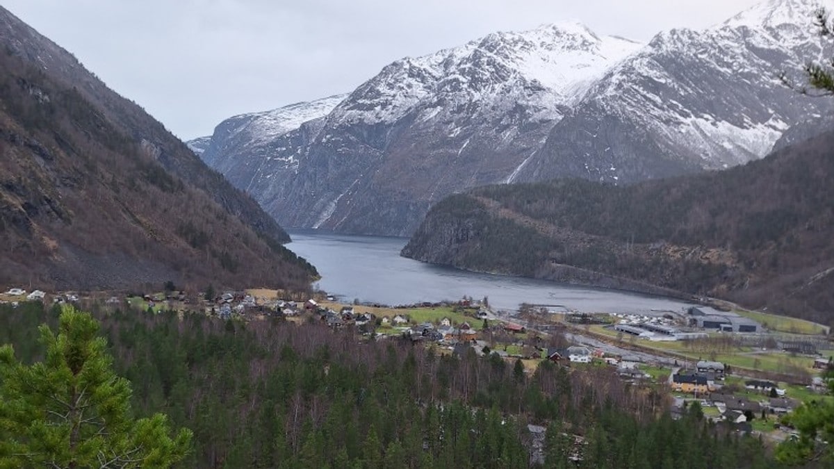 Har målt 18,7 grader i Tafjord på Sunnmøre