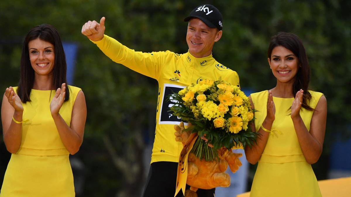 Fire ganger Tour de France-vinner Chris Froome legger opp