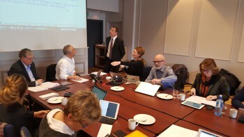  Johann Roppen p & # xE5; board meeting & # xF8; tea in HSF 