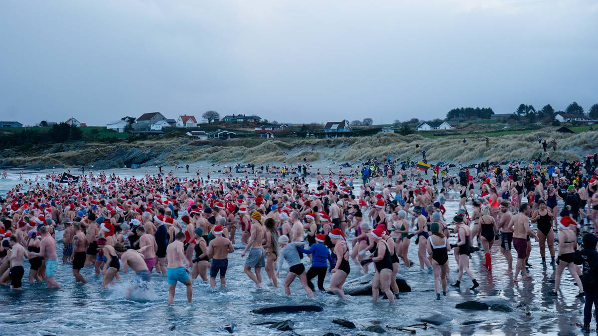 Ikke langt fra verdensrekord i vinterbading – NRK Rogaland – Lokale ...