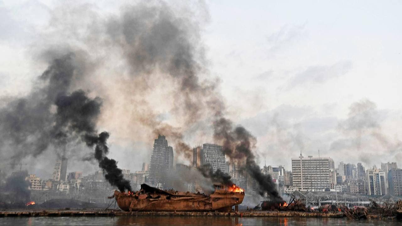 Havnen i Beirut 5. august 2020