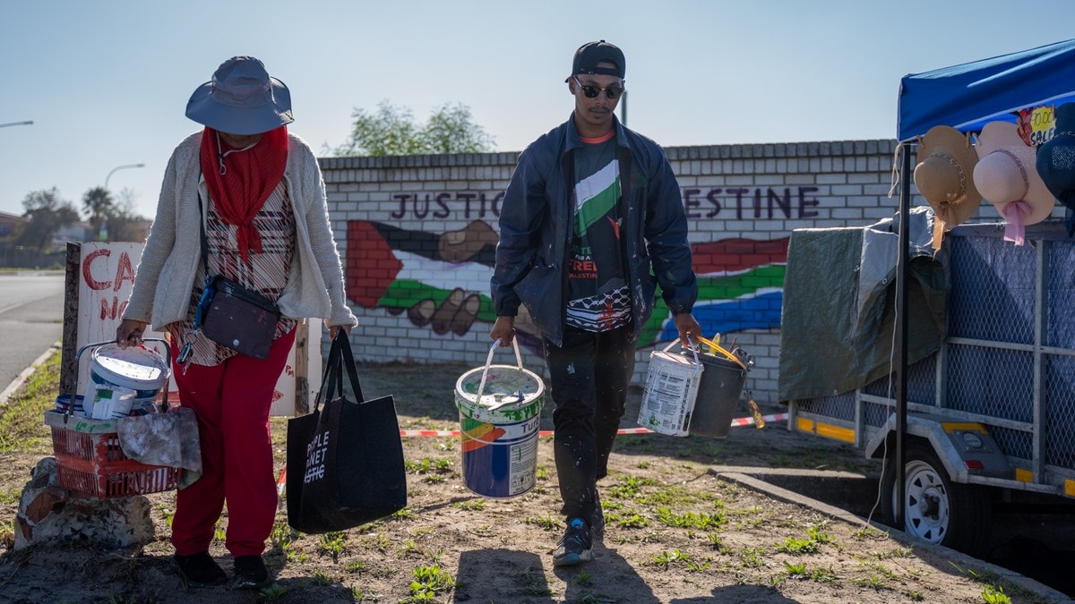 Vil at Sør-Afrikas murveggar skal minne folk på Gaza