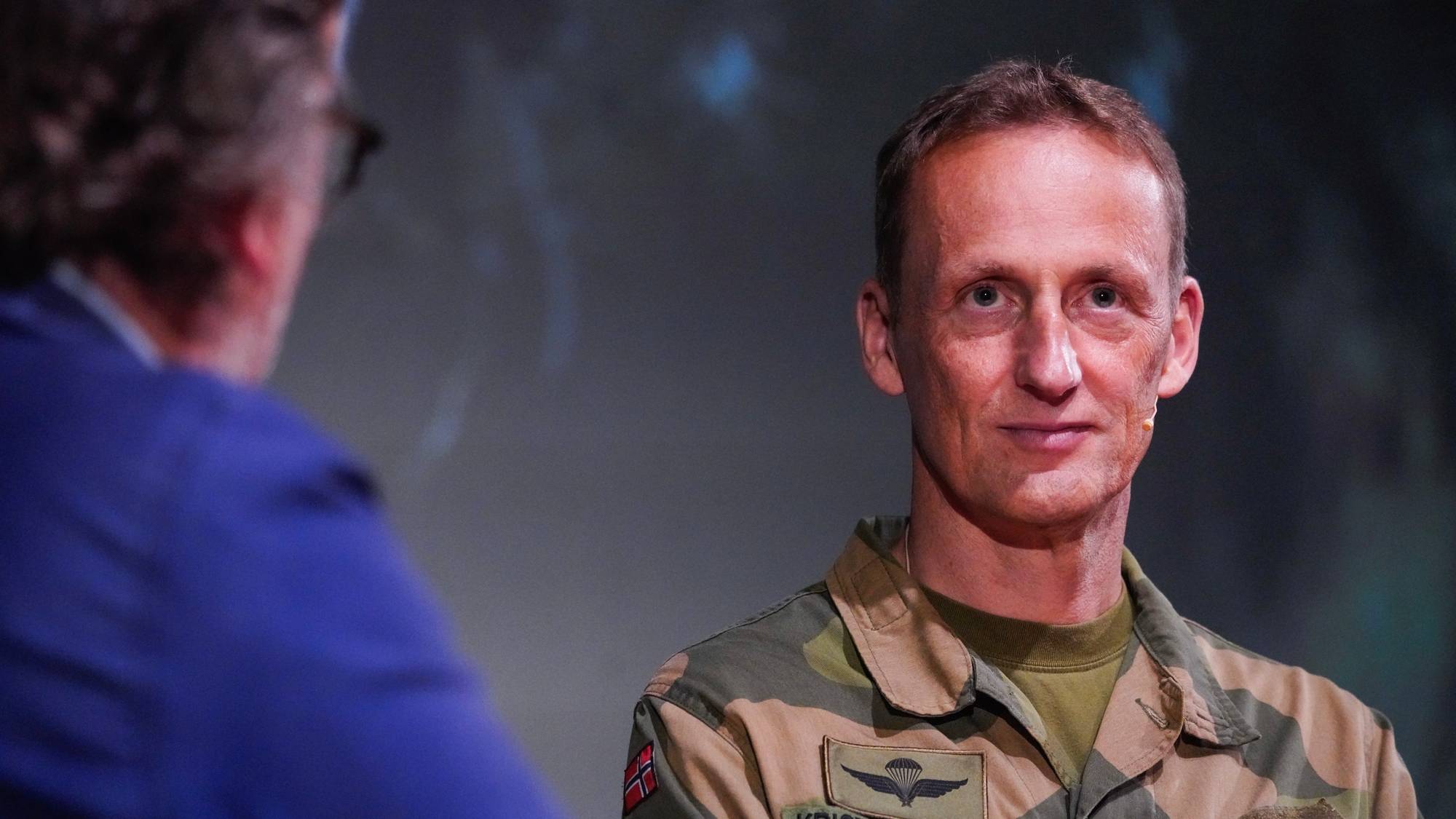 Eirik Kristoffersen i militæruniform