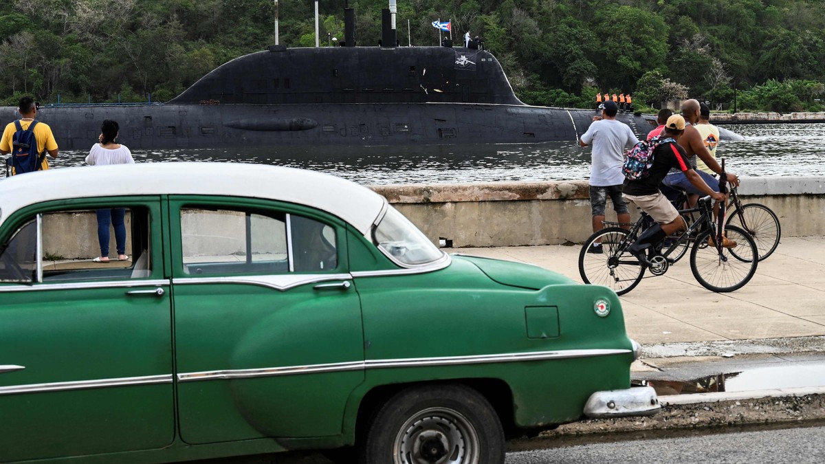 Her dukker russisk atomubåt opp i Havanna