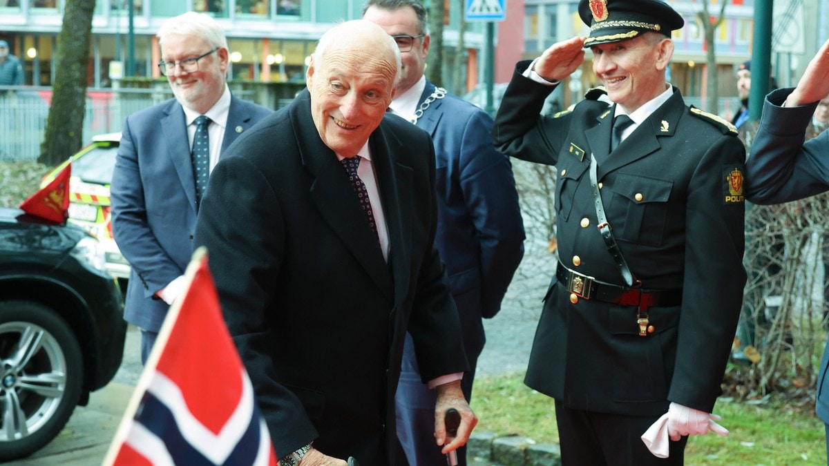 Kong Harald åpnet nytt demenssenter i Trondheim
