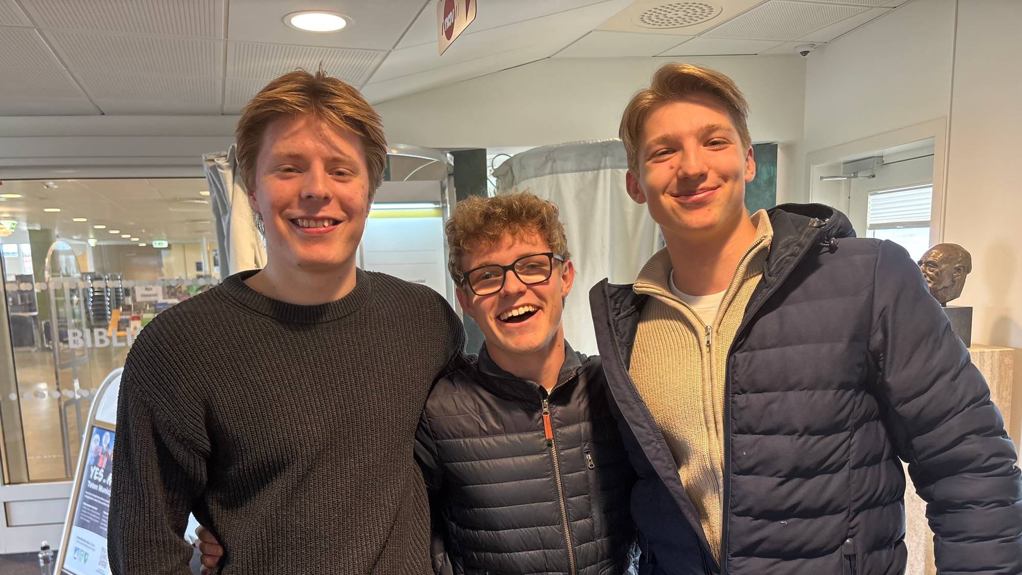 Tre unge som stemte om kommmunesammenslåing