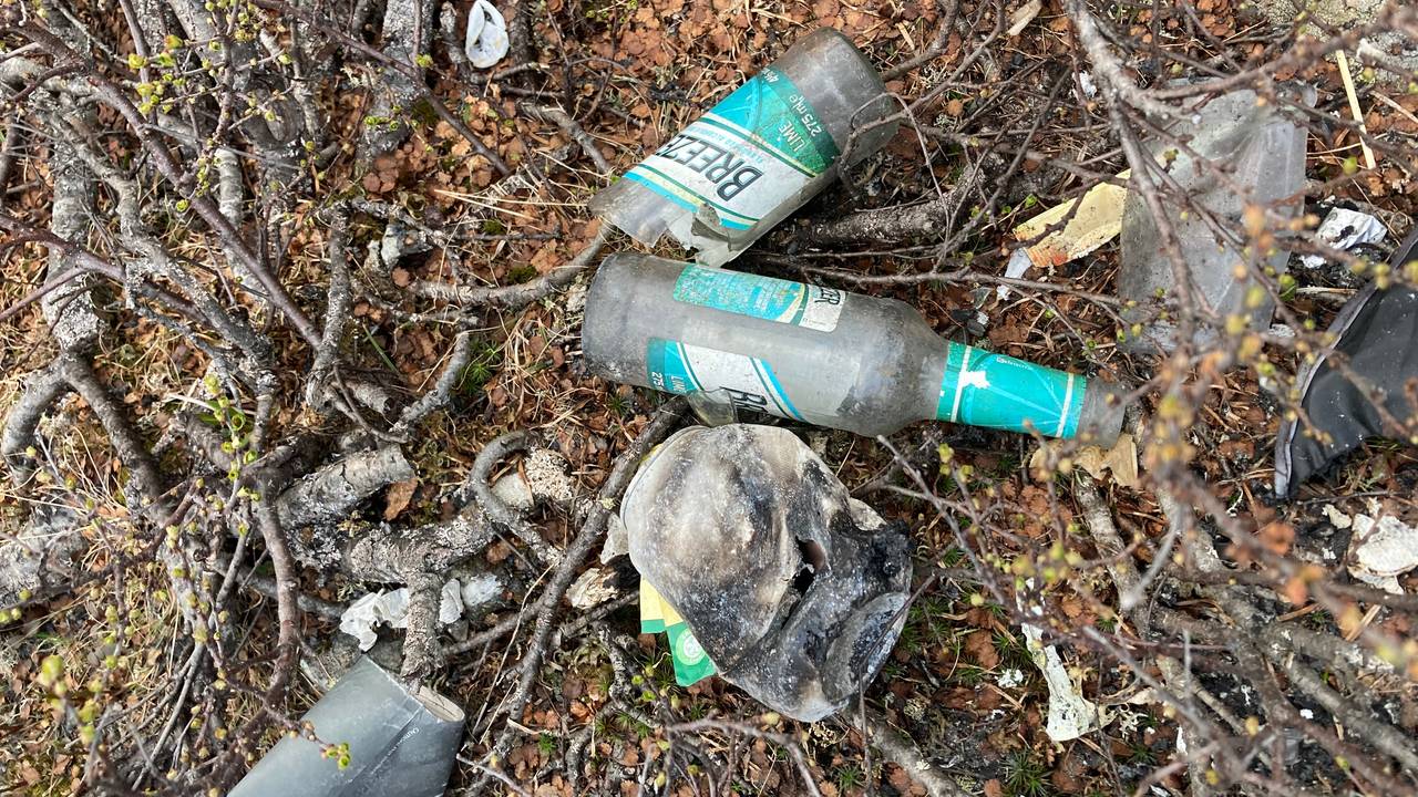 Forsøpling ved Goččesjávri