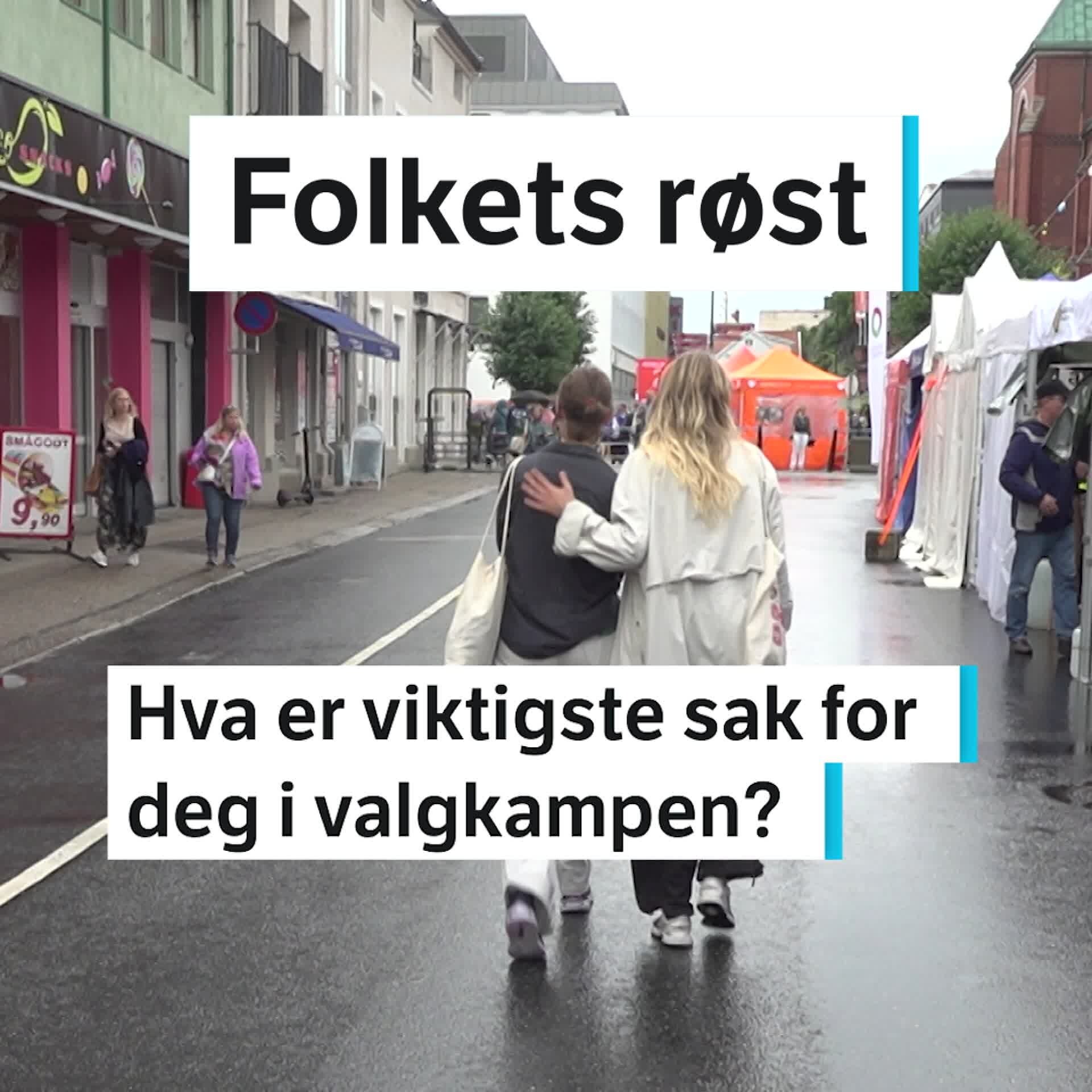 Folkets røst Hva er viktig i valgkampen? NRK