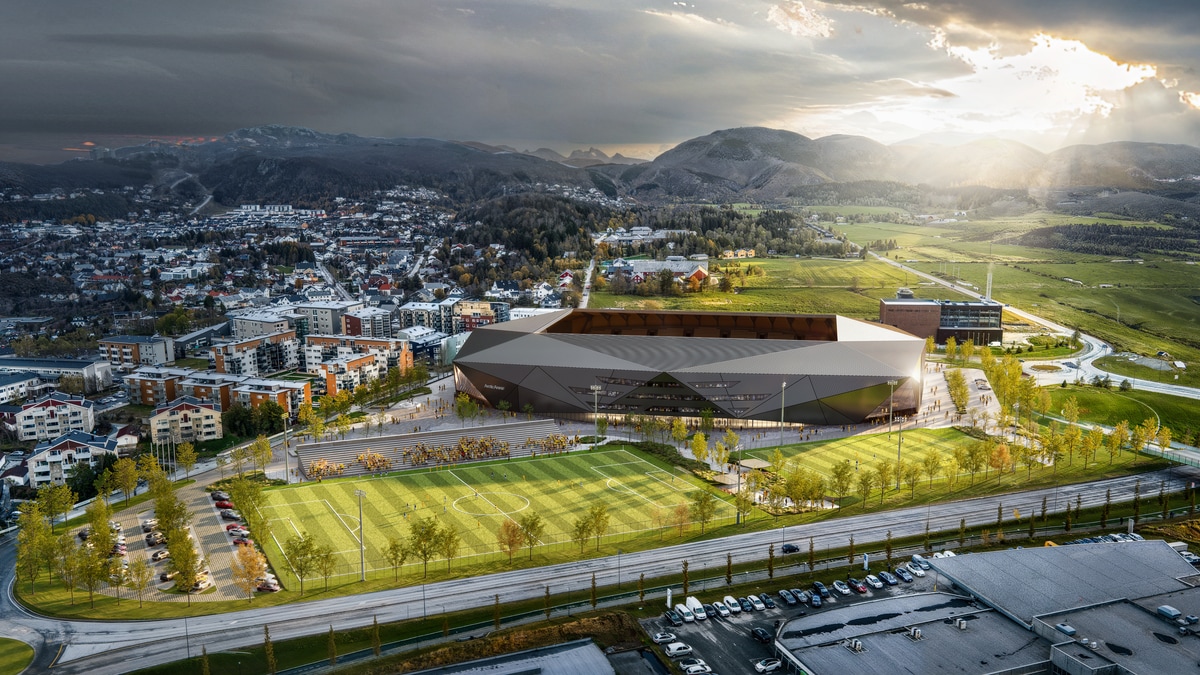 Vindutfordringer for ny Glimt-stadion