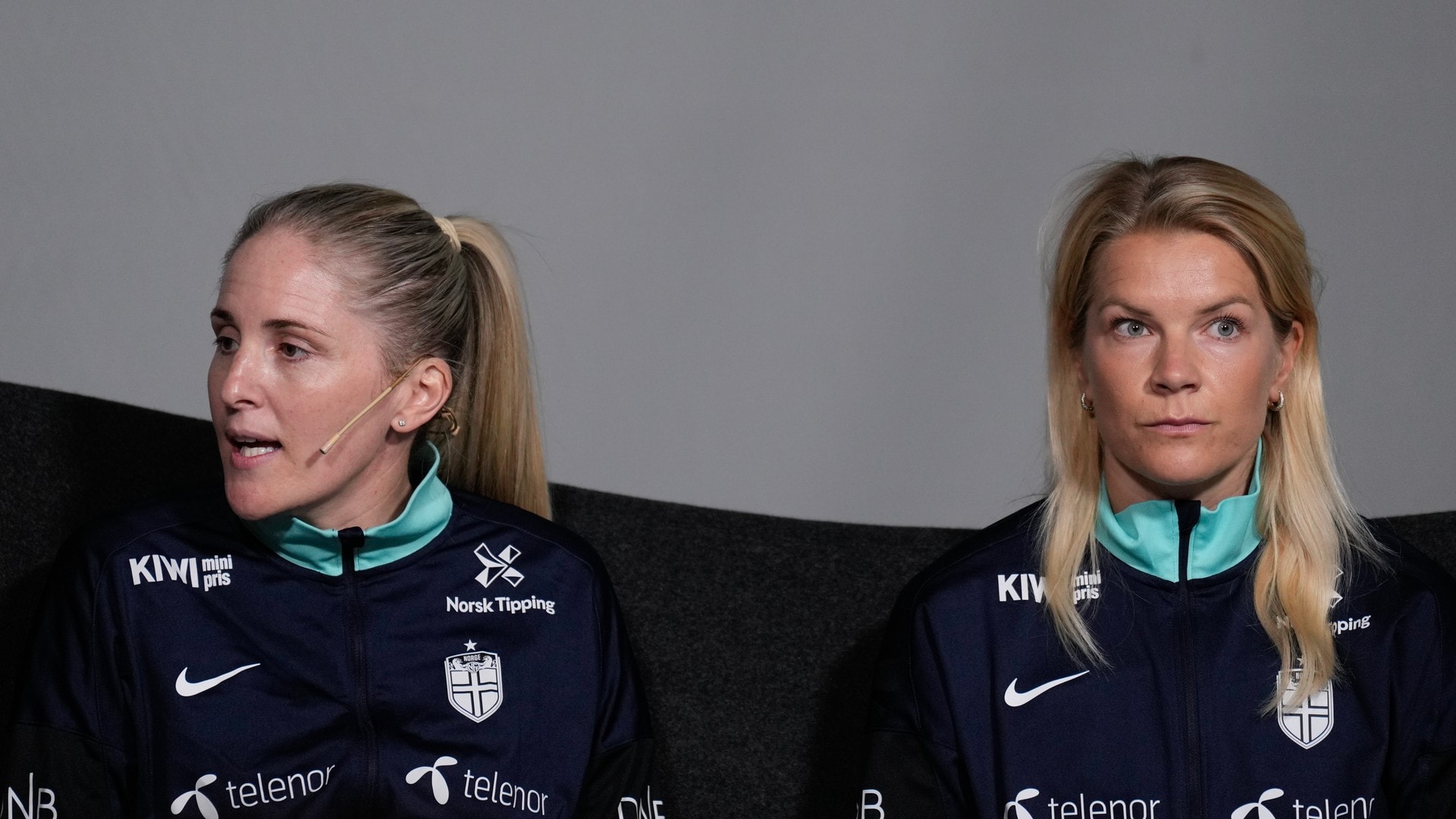 Pressekonferanse med Gemma Grainger og Ada Hegerberg – NRK