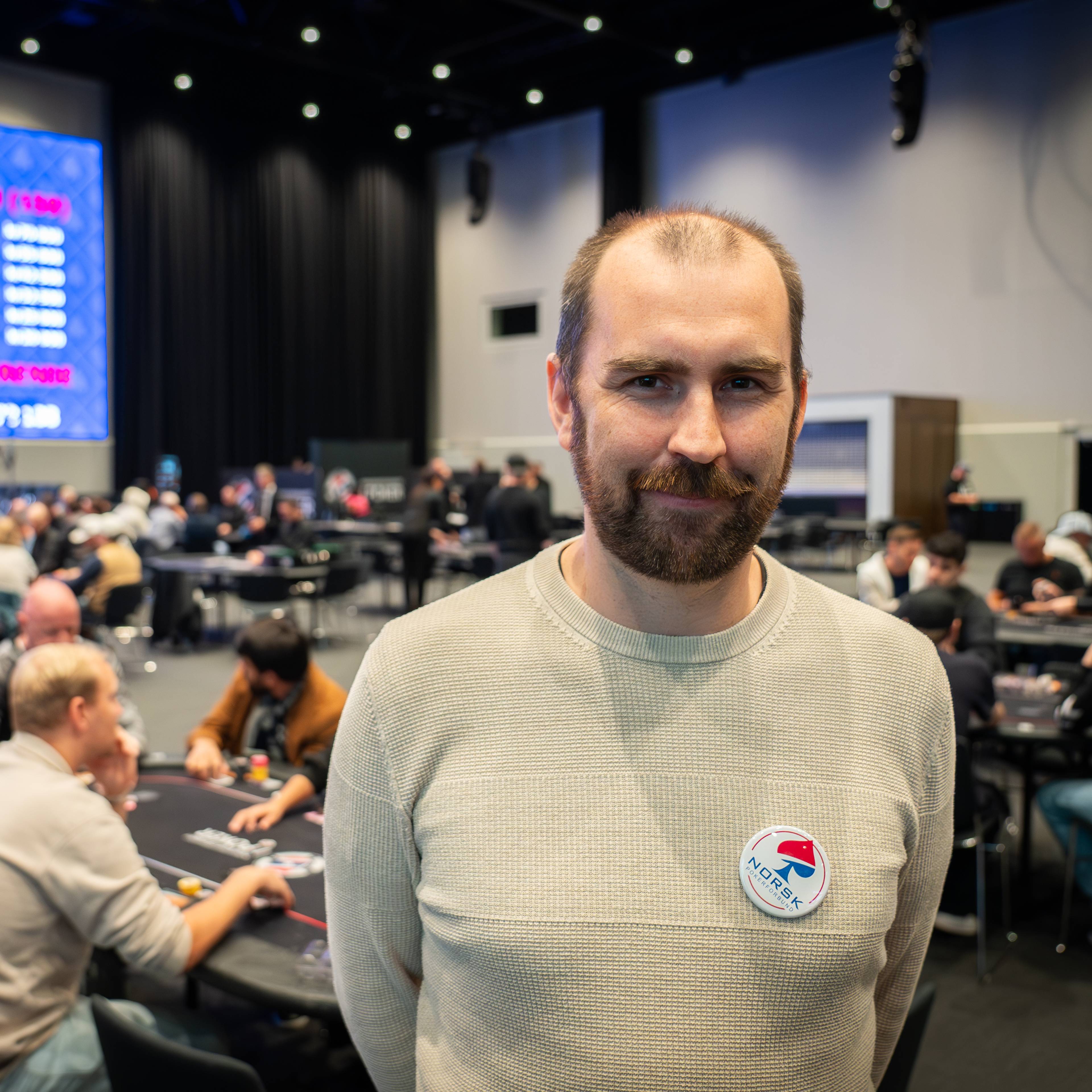 Tobias Leknes, president Norsk Pokerforbund