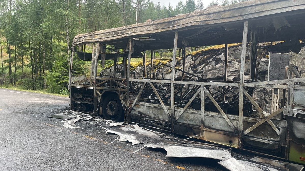 Bussbrann i Nordre Follo: Flere alvorlig skadet