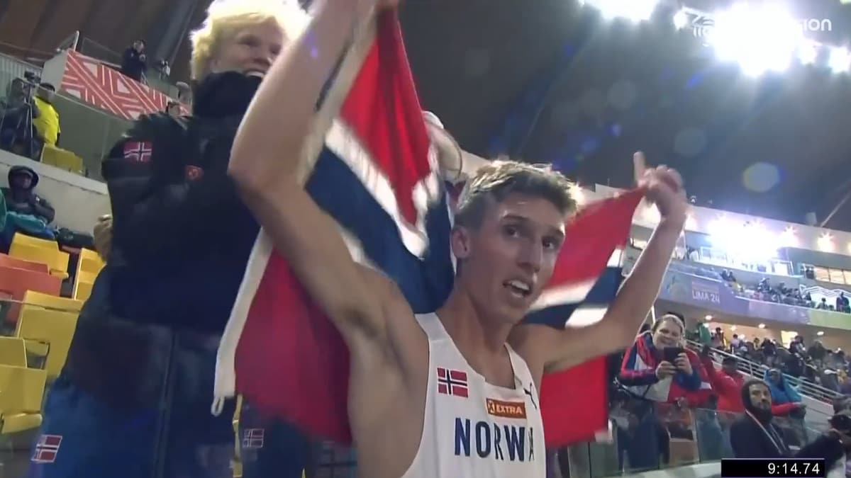 Norsk friidrettsbragd i junior-VM: Andreas (18) med historisk gull