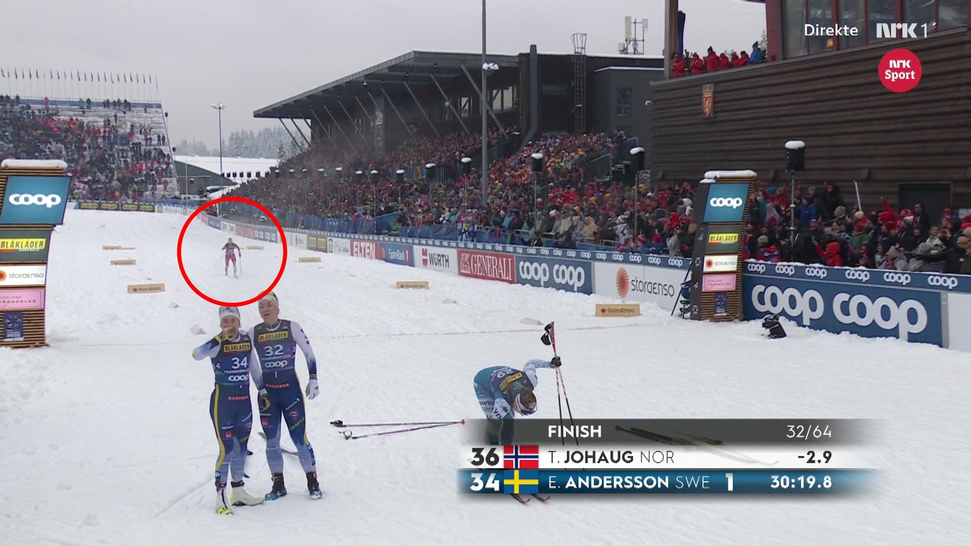 Johaug Takes World Silver After Tense Photo Finish – Defeated by Swedish Rival Again