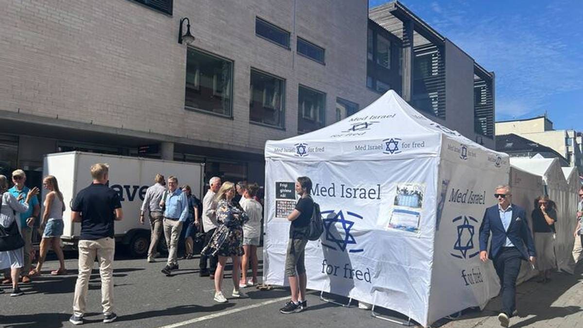 Skal ha tagget på Israel-telt