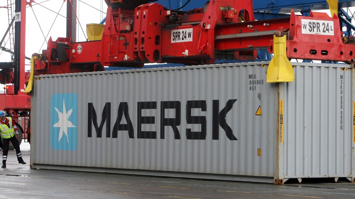 Maersk vil ikke lenger bringe konteinere til og fra Russland