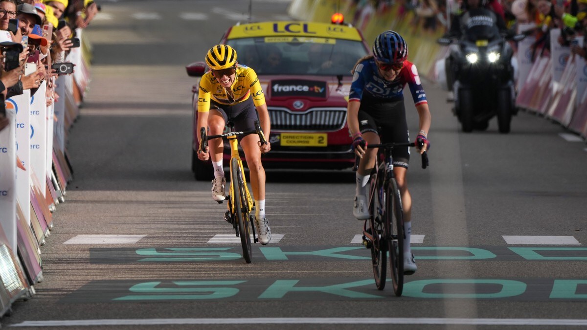 Sekunddrama på Alpe d'Huez avgjorde kvinnenes Tour de France