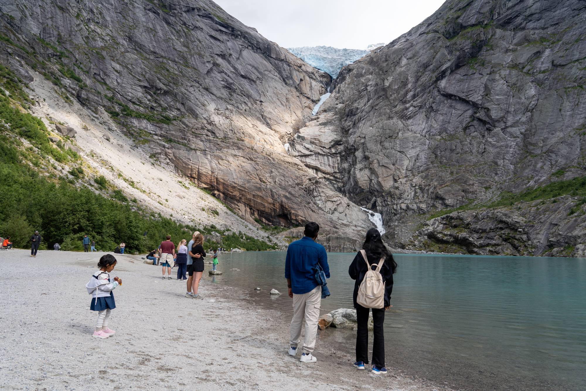 Oldedalen skysslag, Briksdalsbreen