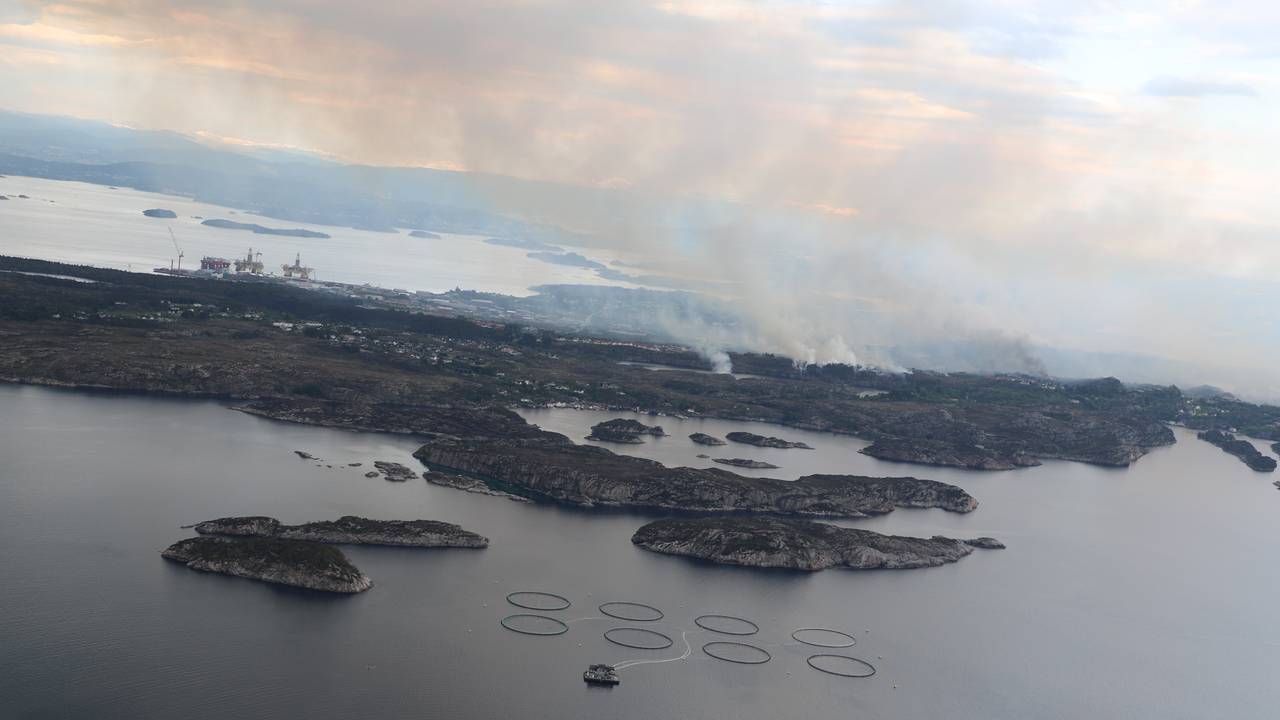 Gressbrannen på Øygarden