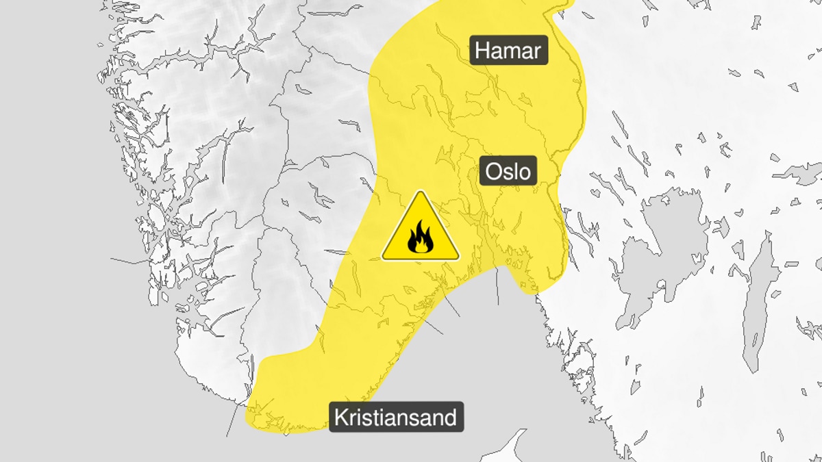 Fortsatt gult farevarsel i Agder