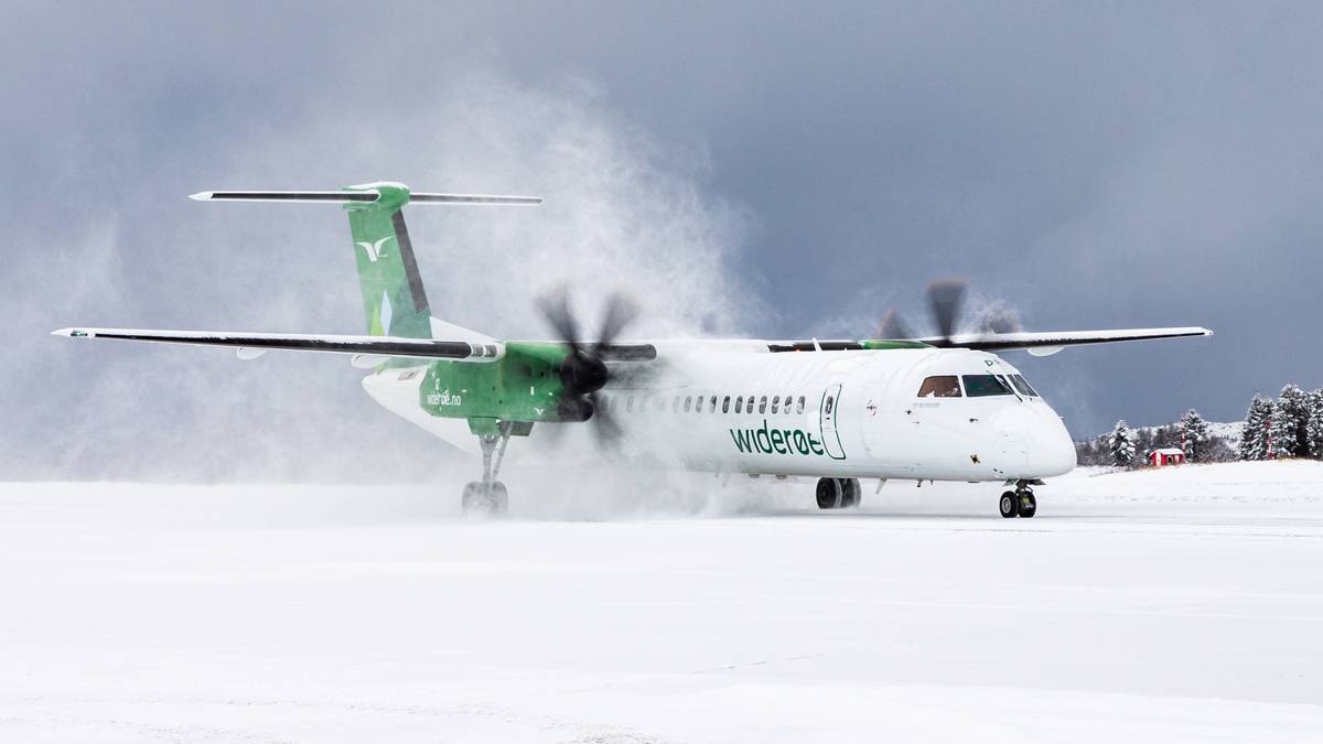 Widerøe: - Ingen kansellerte flygninger ennå