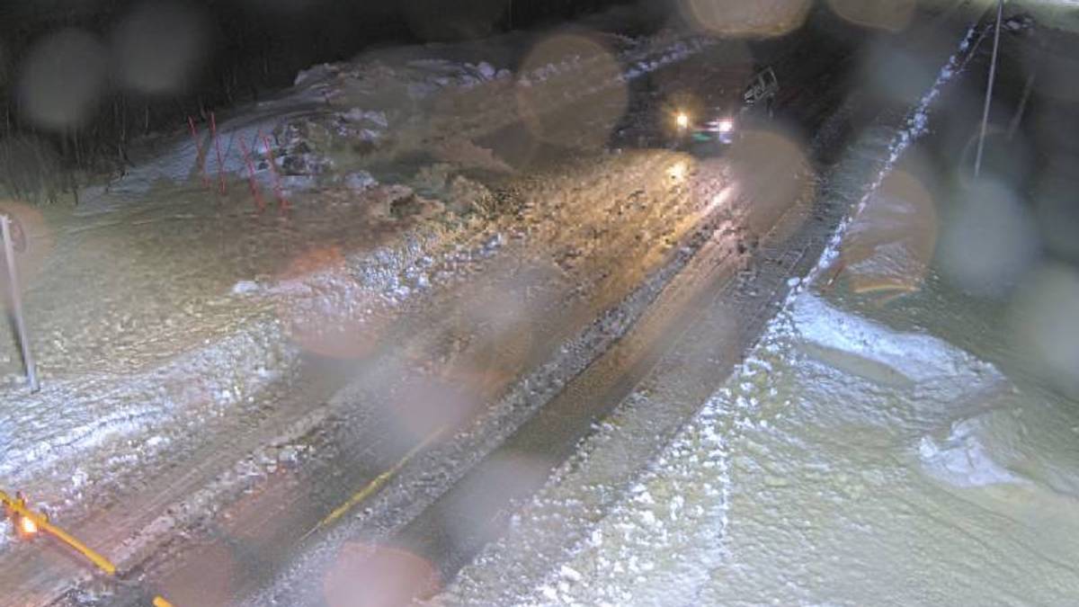 Kolonnekjøring over Bjørnfjell – NRK Nordland