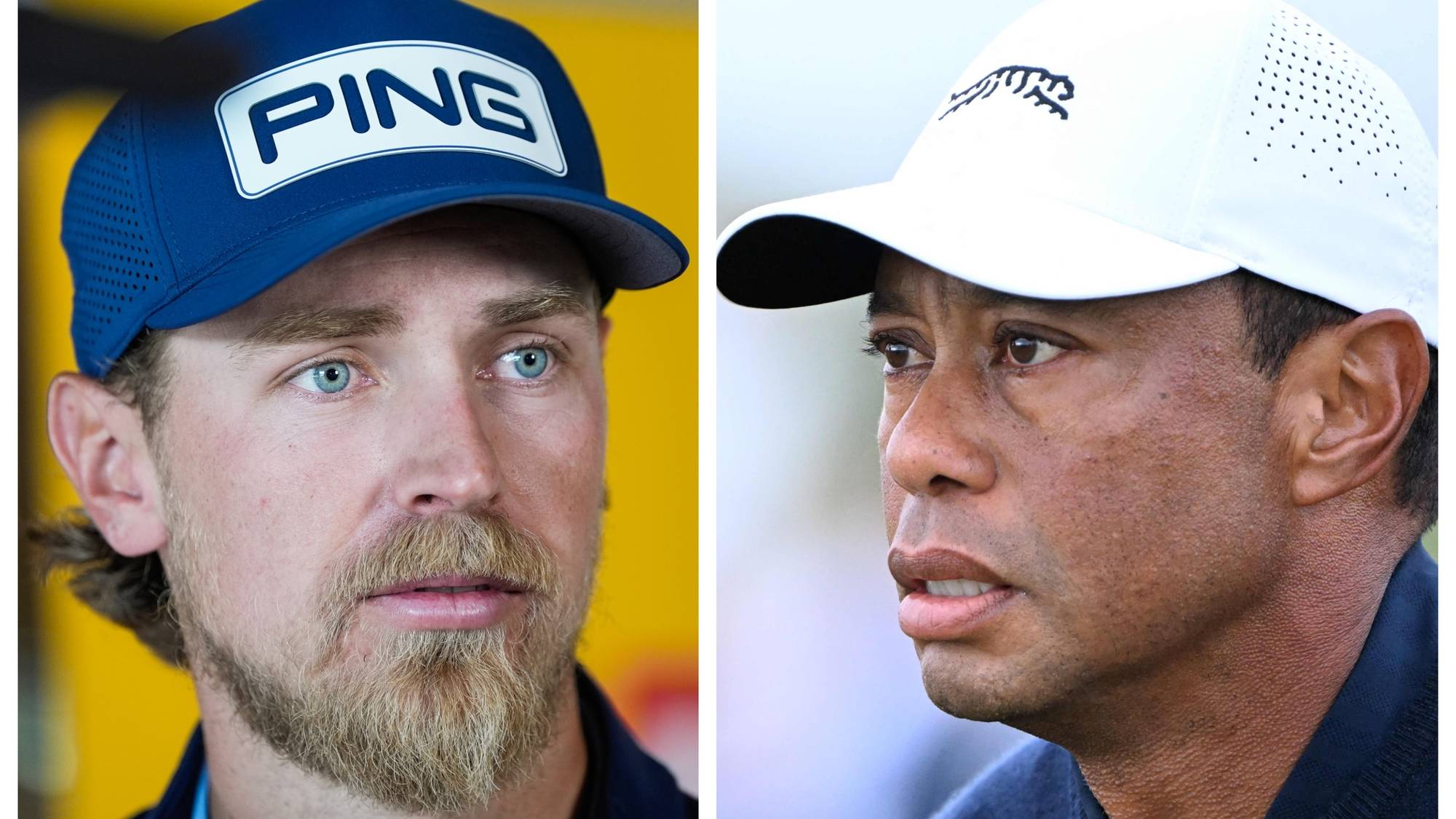 Kristoffer Reitan og Tiger Woods