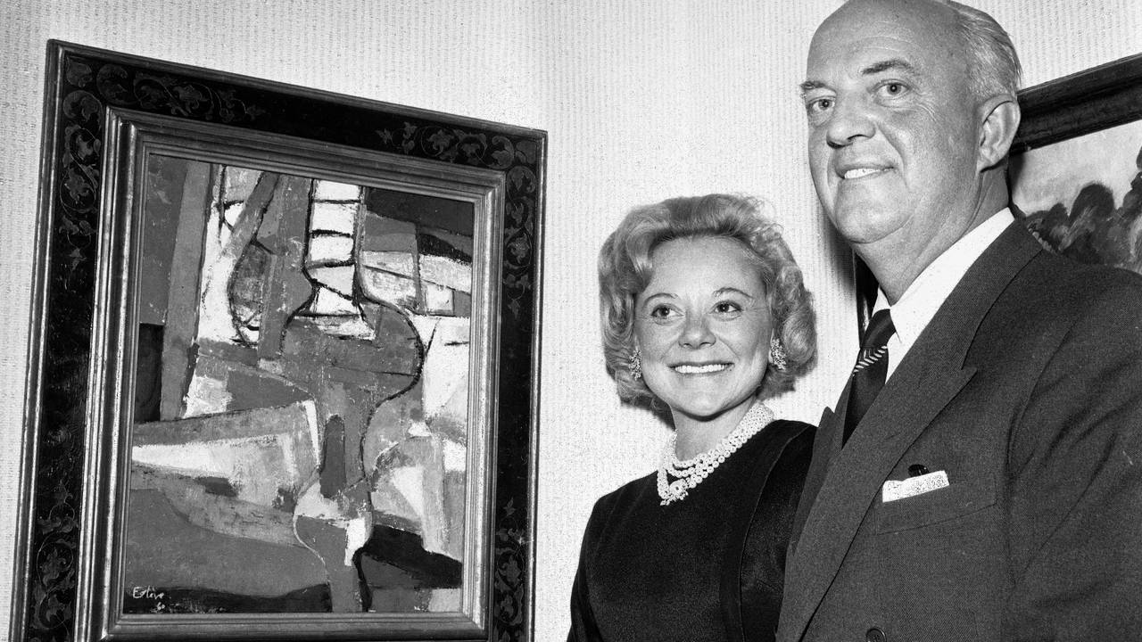 Sonja Henie og Niels Onstad, 1961.