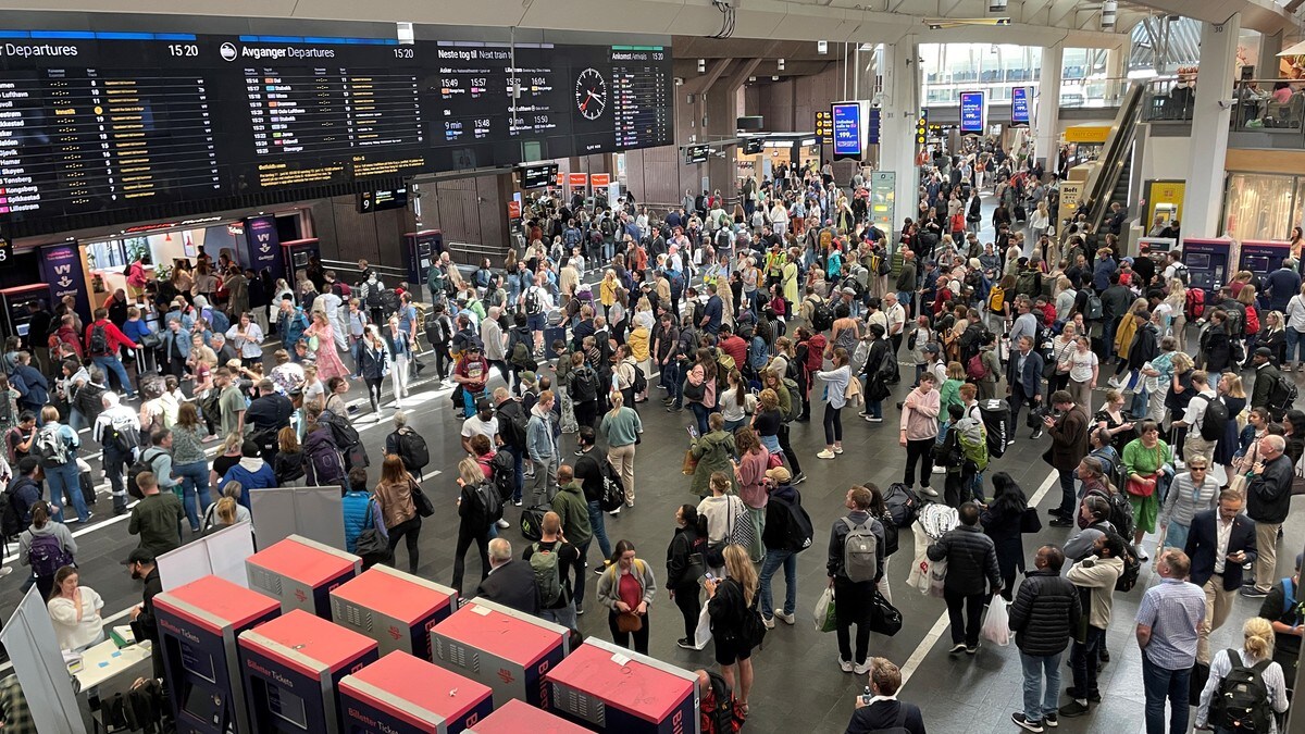 Store forsinkelser i flytrafikken etter kaos på Oslo S