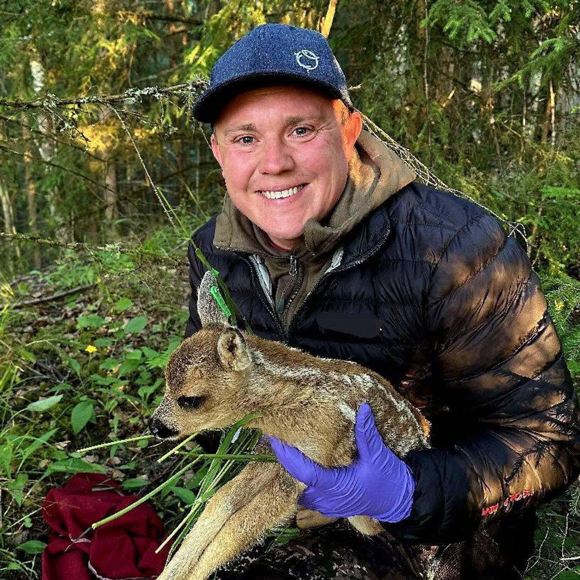 Fem kalver reddet fra slåmaskin
