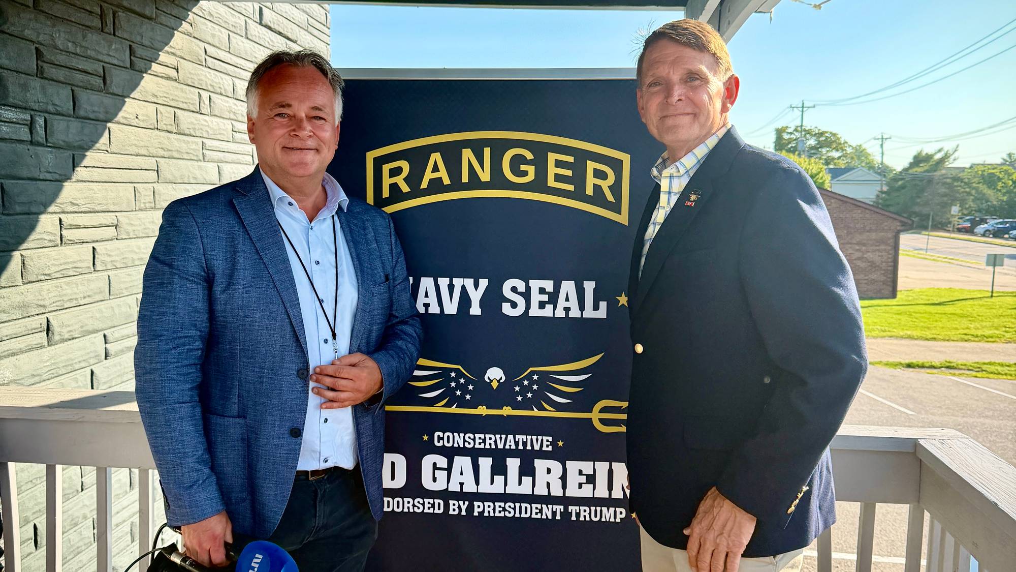 Ed Gallrein og Anders Tvegård