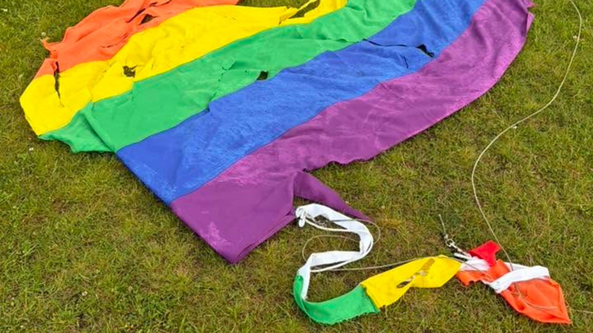 Ødelagt prideflagg