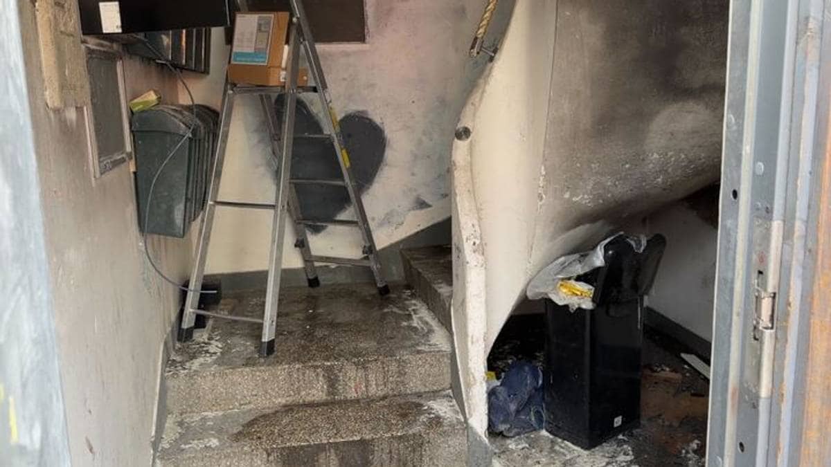 Siktet etter brann i boligblokk