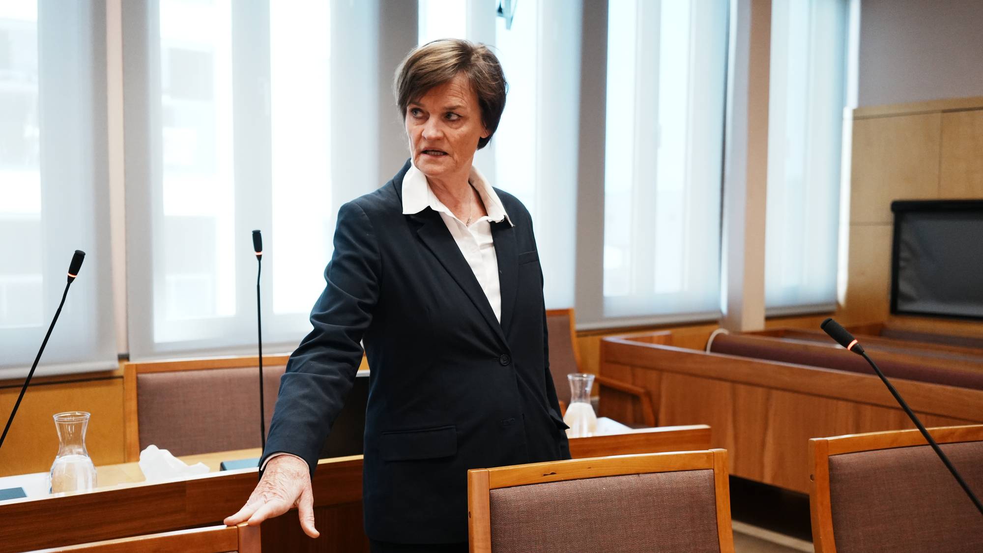 Mette Yvonne Larsen, forsvarer i Løten-brannen rettsak