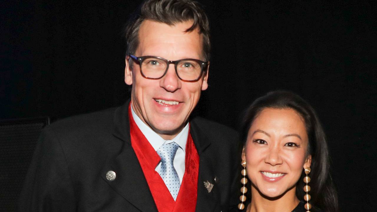Johann Olav Koss og Jennifer Lee