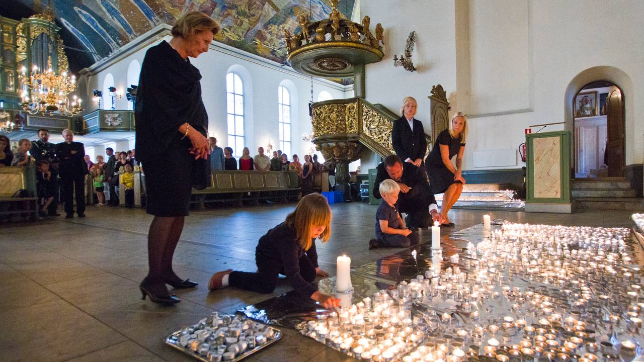 Kongefamilien i domkirka