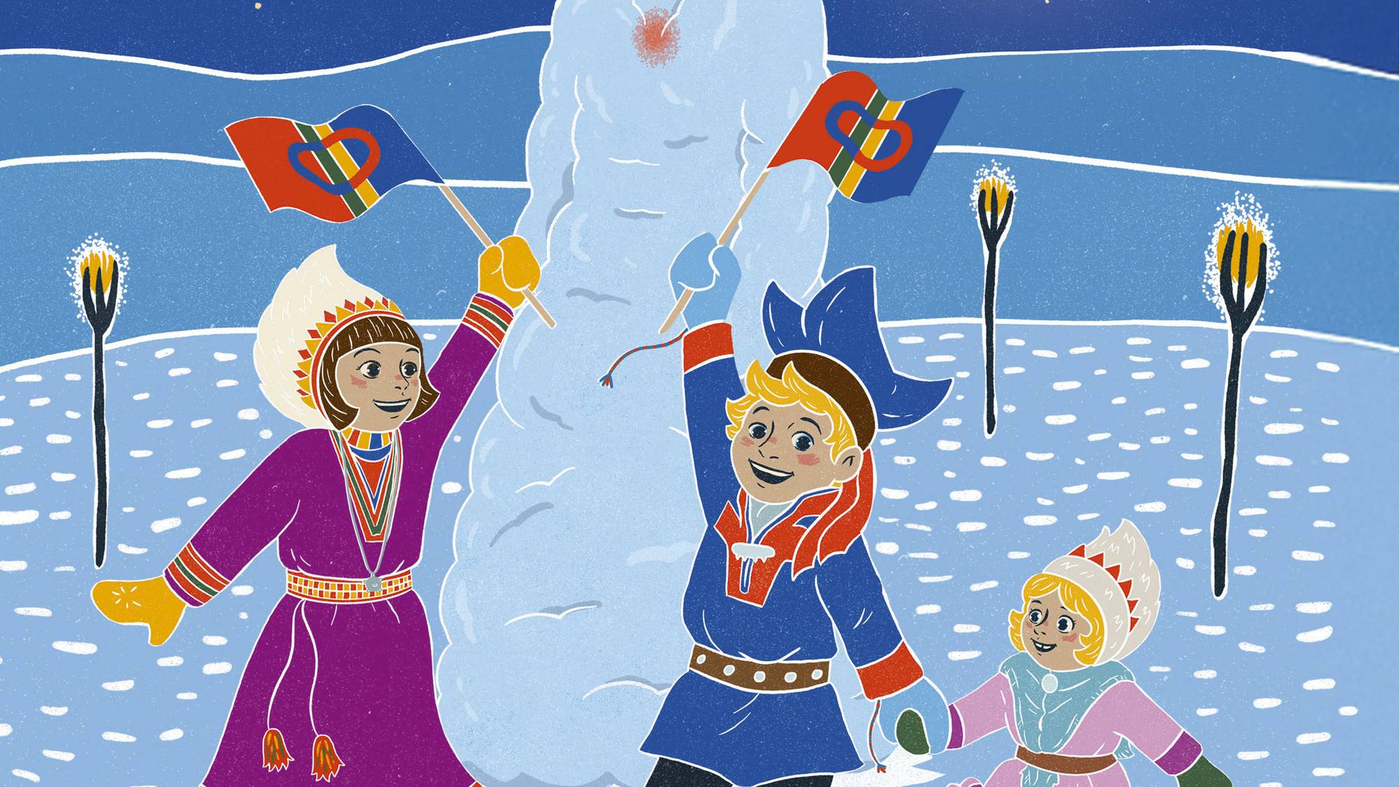 Sapmi Pattern «Blåfjell»-skaperen med bok om samenes nasjonaldag – NRK Sápmi ...