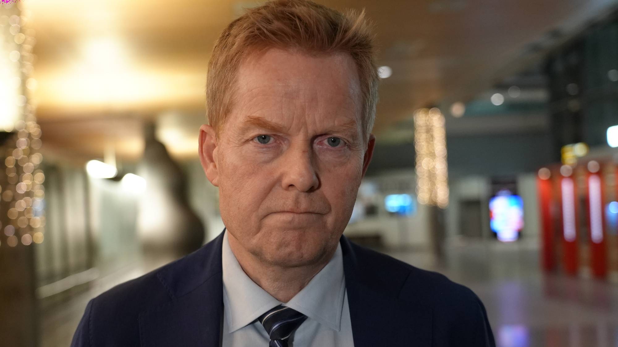 Økokrim-sjef Pål Lønseth på Gardermoen 