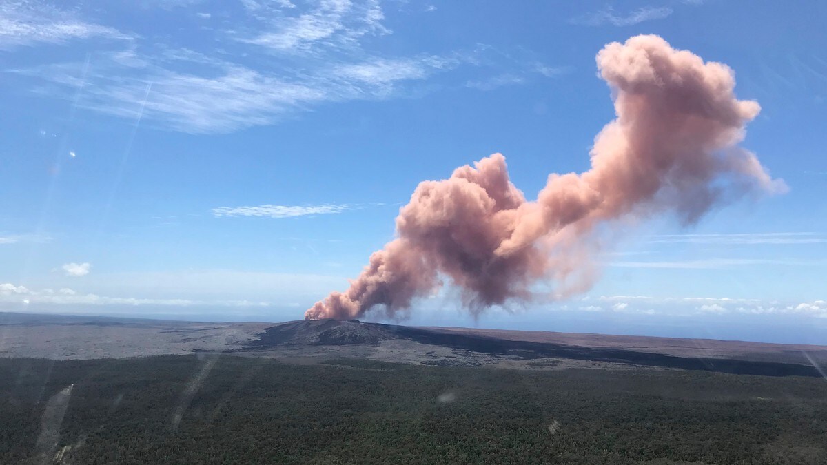 Vulkanutbrudd på Hawaii