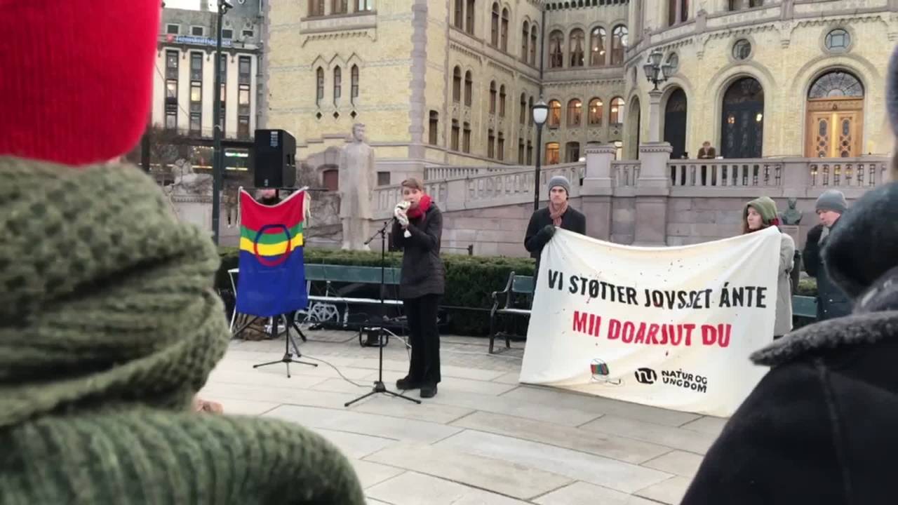 Ella Marie Hætta Isaksen støtter Jovsset Ante Sara