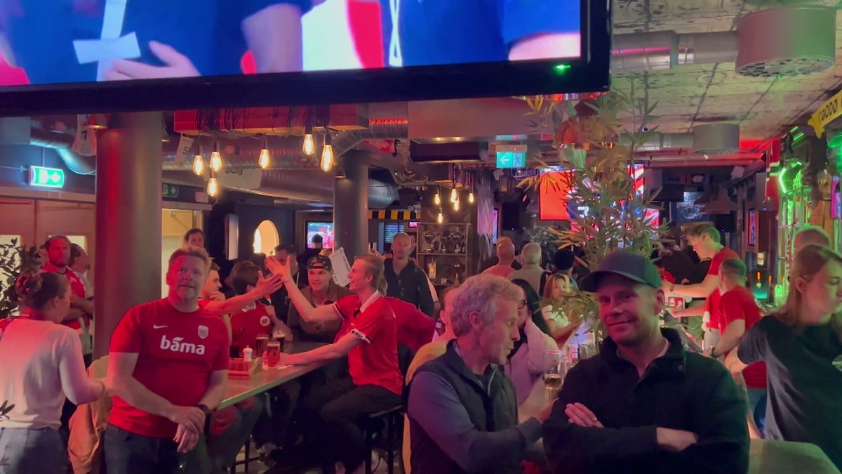 Full jubel på Sportsbaren etter Norges seier mot Senegal
