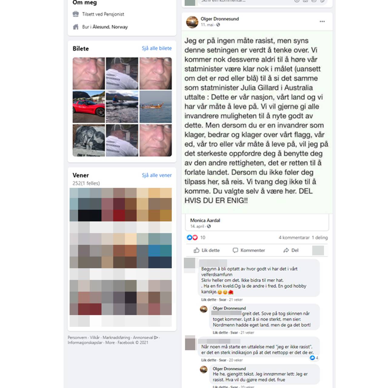 SKJERMDUMP FRÅ FACEBOOK.