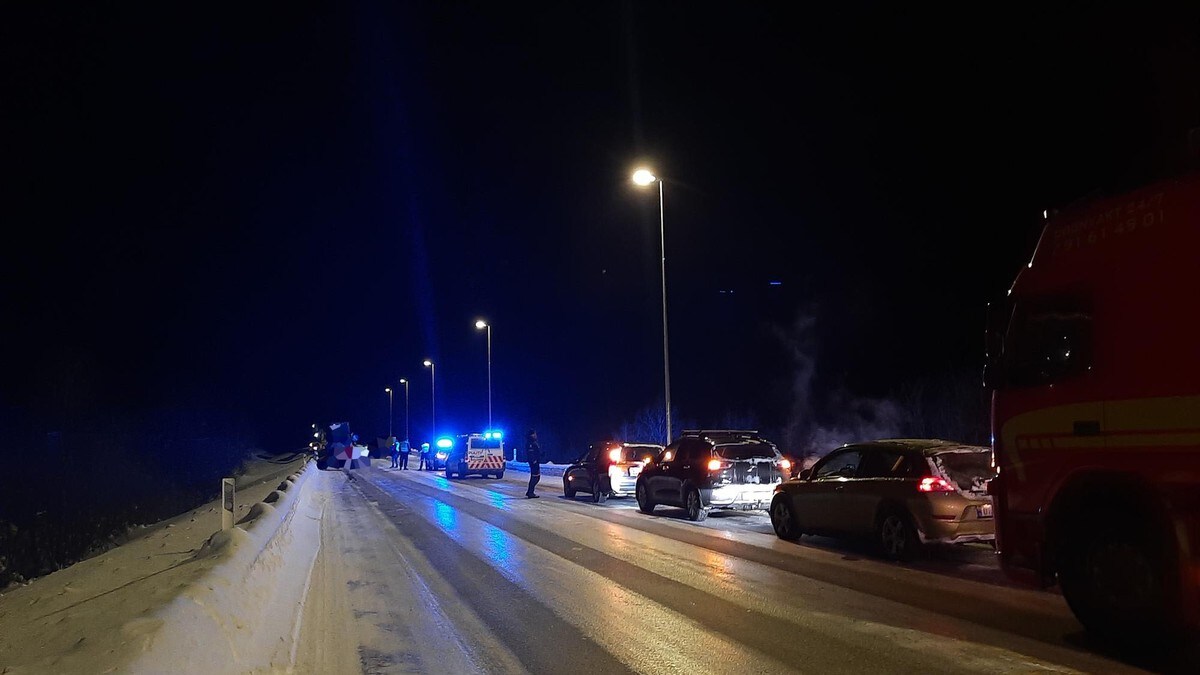 Alvorlig trafikkulykke på E8 i Tromsø