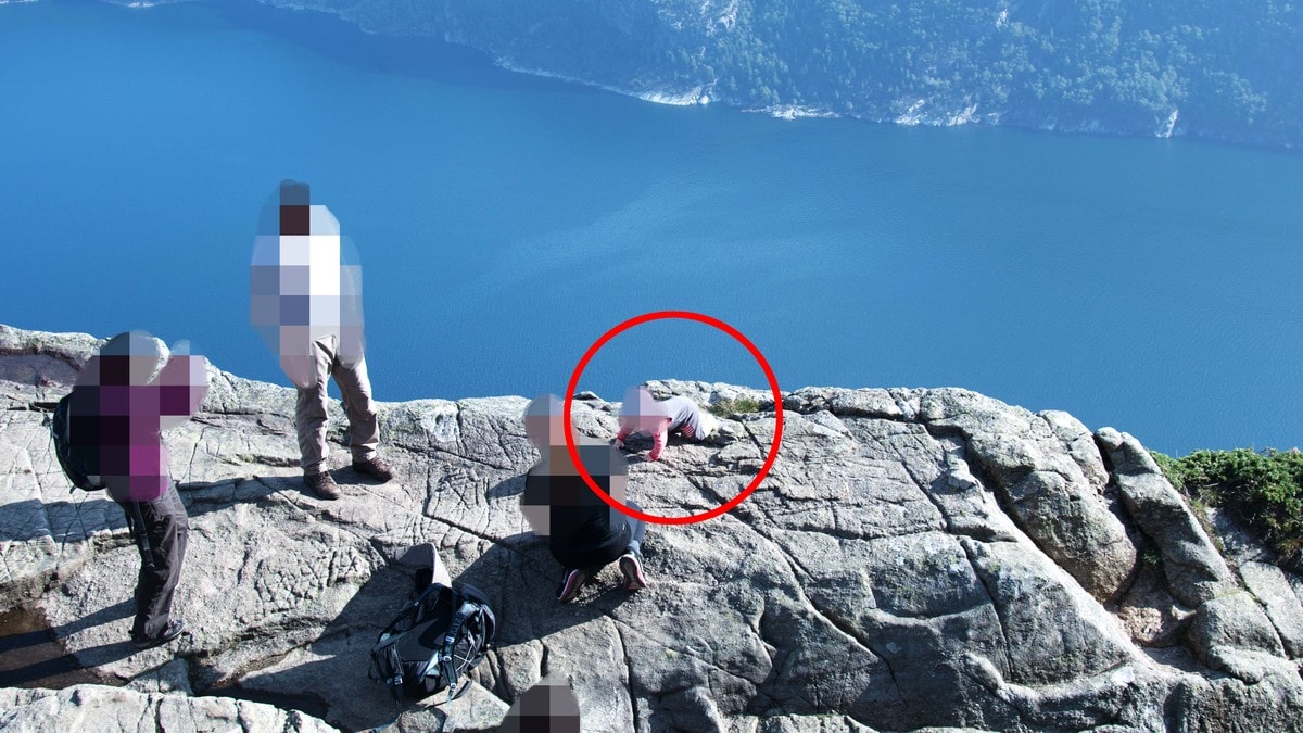 Baby på kanten ved Preikestolen – NRK Rogaland – Lokale nyheter, TV og